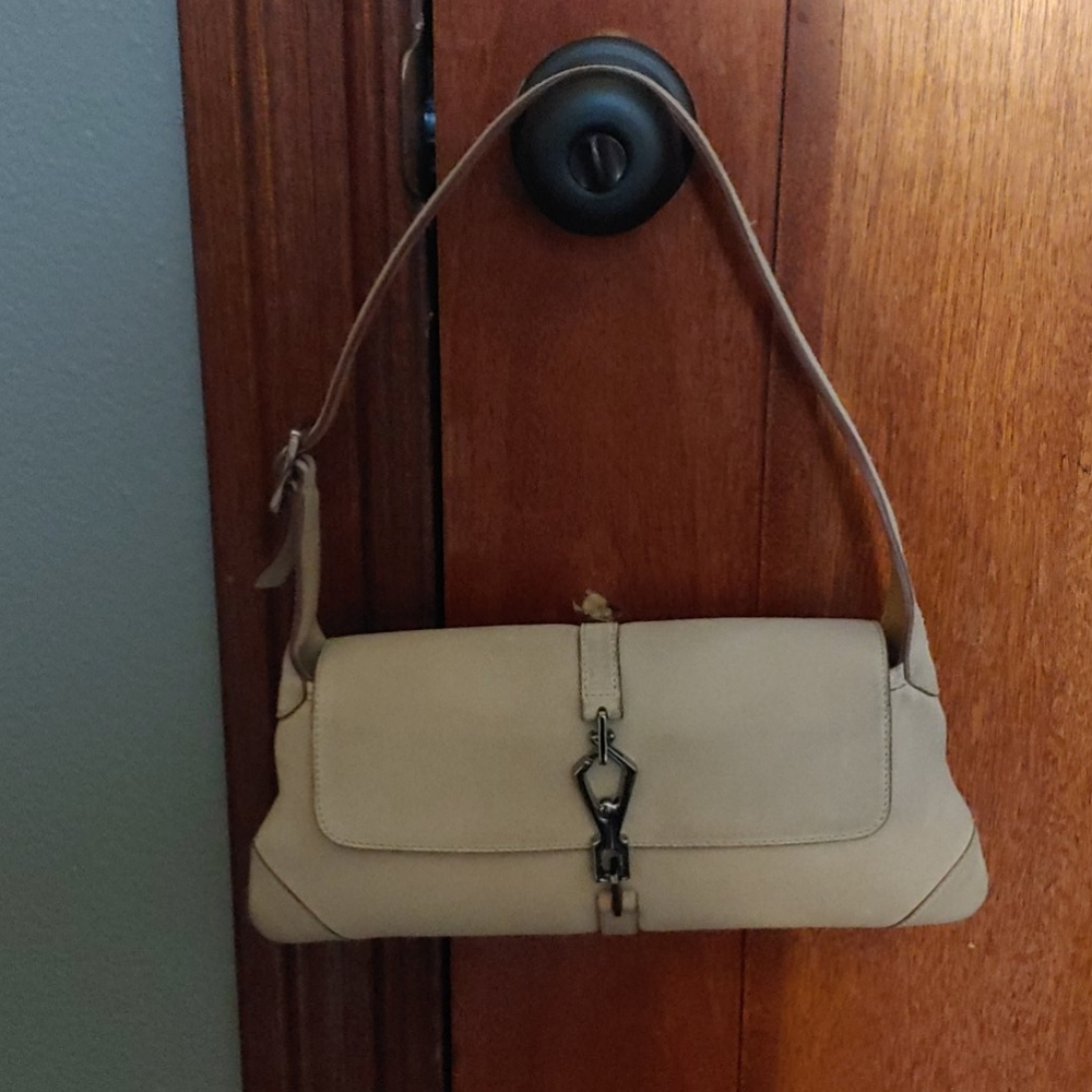 Vintage Gucci suede leather handbag - Picture 4 of 8